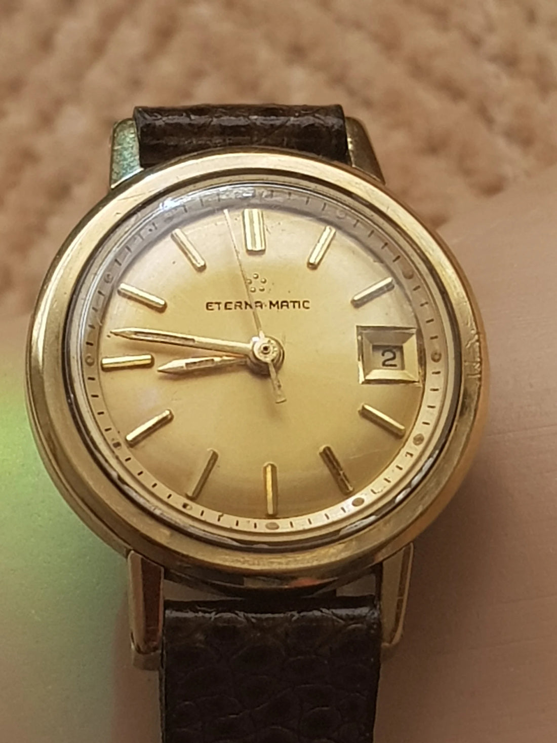 Women's vintage Eternamatic wristwatch circa 1960s