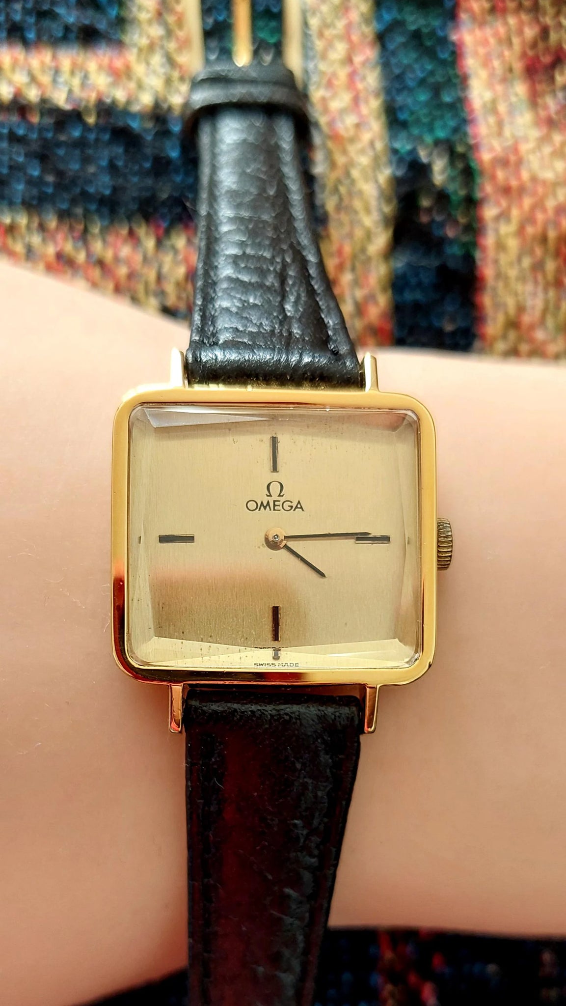 Vintage 14k Gold Filled Omega De Ville wristwatch, Collectors item